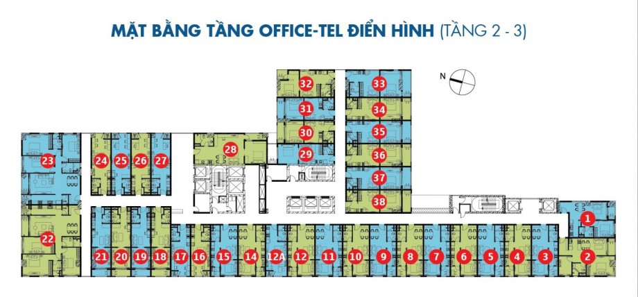 Mat Bang Officetel Can Ho Kingston Residence