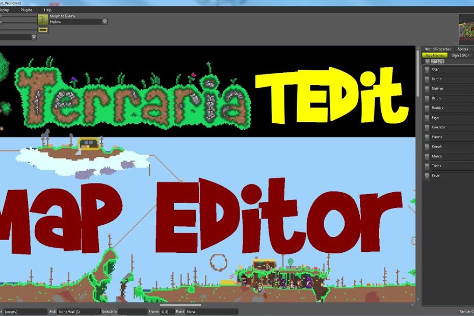 Tedit Tutorial: Terraria Map Viewer/Editor, 1.3.1 Pc (With Download Links!)  - Youtube