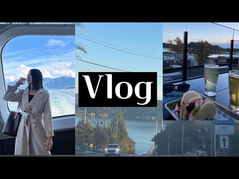 (Eng sub)벤쿠버 브이로그, 깁슨스 Vlog Vancouver to Gibson cafe, restaurant [깁슨스 카페/맛집/다운타운 투어]