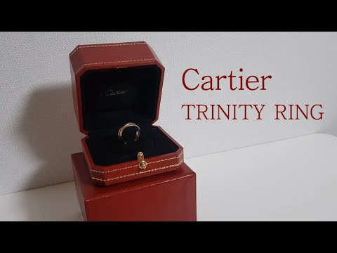 ENG까르띠에 트리니티 링 스몰💍 / 일주일 착용 후기 / Cartier Trinity ring small / 착용법