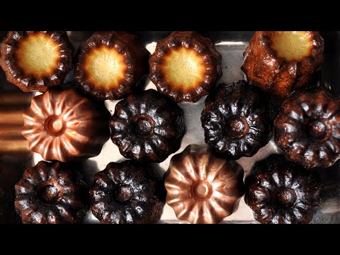 까눌레 만들기: 쉐프 메이드틀 + 버터 코팅/ 동틀+밀랍 코팅 비교 ( Canelés   Recipe-Butter : Beeswax )