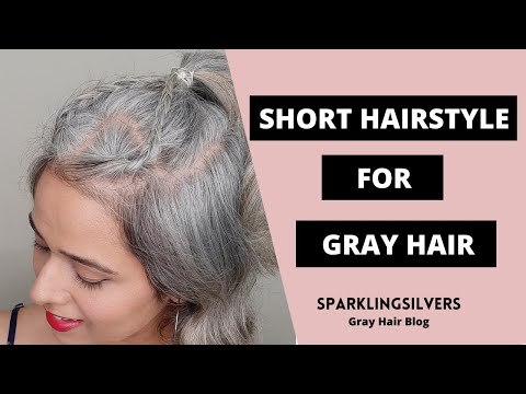 Short Hairstyle for Gray Hair