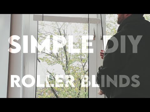 Simple DIY Roller Blinds #Shorts