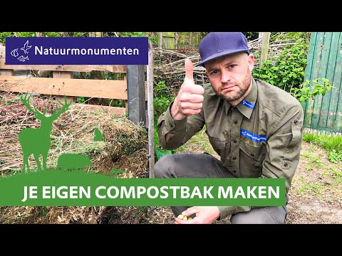 Compostbak maken? Boswachter Jerome legt het je uit!