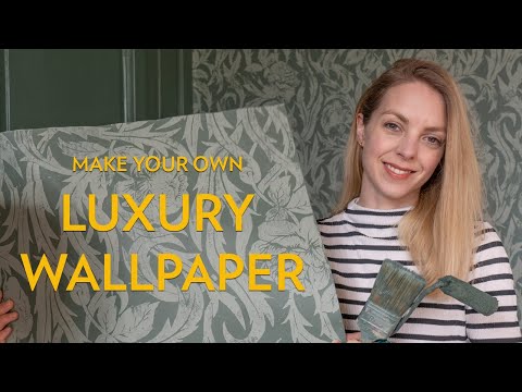 Make your own LUXURY WALLPAPER - How to renovate a chateau (Without killing your partner) Ep. 9