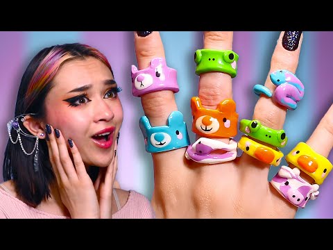 DIERENRINGETJES MAKEN VAN KLEI | Zo Cute!!!