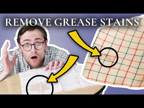 The RIGHT Ways to Remove Grease Stains from Clothes & Fabric