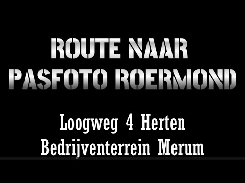 Route naar Pasfoto Roermond