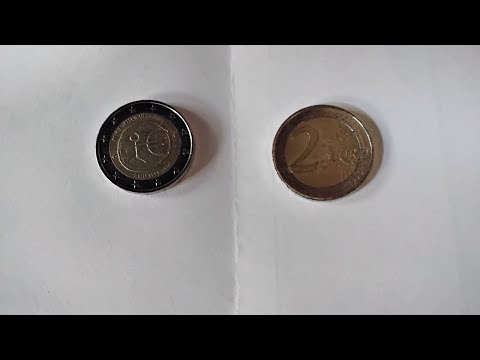 bijzondere 2 euro munt met hoge waarde.