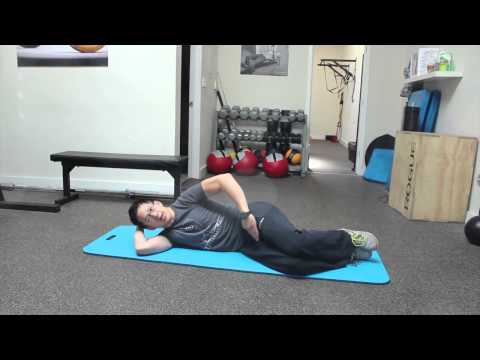 Hips hurt side sleeping? How to wake up the right muscles so you can get to sleep.