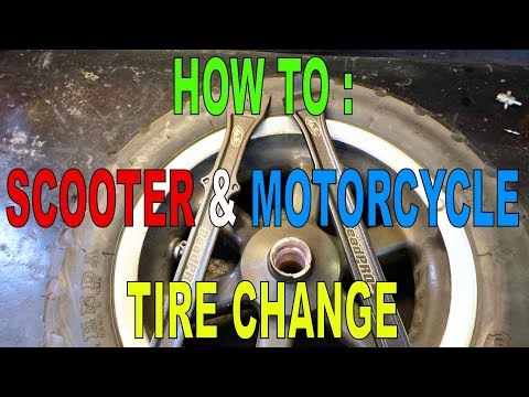 How To Change Scooter & Motorcycle Tires