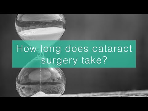 How long does cataract surgery take?