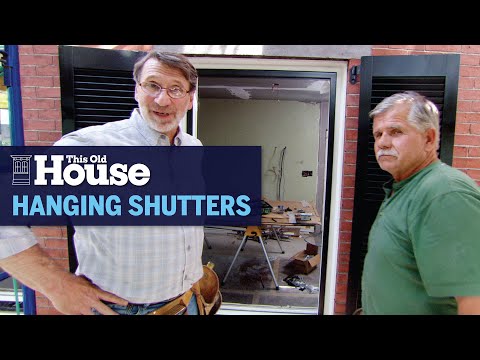 How to Hang New Shutters | This Old House