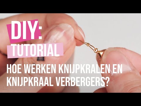 Basistechniek sieraden maken: hoe werken knijpkralen en knijpkraal verbergers?