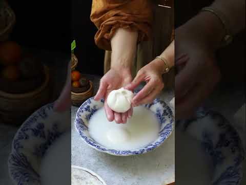 Homemade & Handmade Burrata Cheese ｜Vintage Kitchen Cooking ❤️