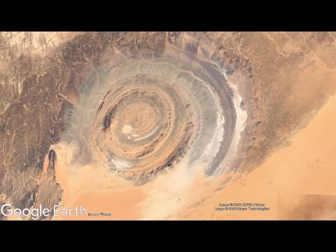 The Geologic Oddity in Mauritania; The Eye of the Sahara