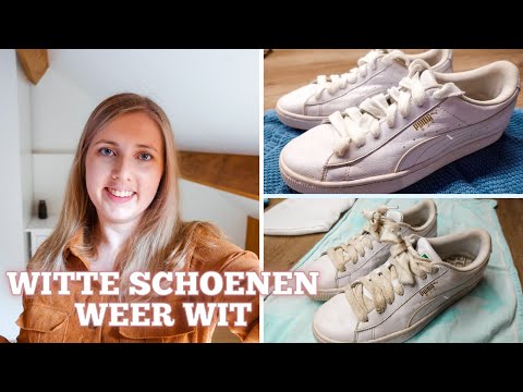 HOE MAAK IK MIJN SNEAKERS WEER WIT | Clean with me | Schoenen klaar voor de zomer | Gwenn&Clean