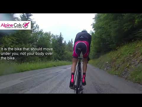 How to climb standing on the pedals