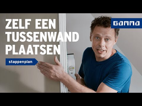 Tussenwand maken van gipsplaten | Wanden en plafonds | How to met GAMMA