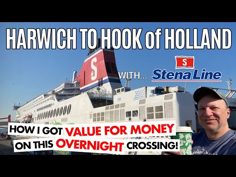 Harwich to Hook of Holland.  The Overnight Ferry with Stena Line, MV Stena Hollandica