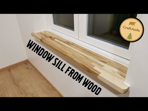 How To Make A Wooden Window Sill