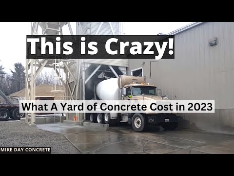 Concrete Prices For 2023 - Biggest Increase I've Ever Seen!