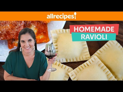 Easy Homemade Cheese Ravioli With NO Special Tools | You Can Cook That | Allrecipes.com