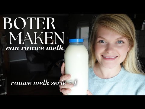 Zelf boter maken (van rauwe melk) - rauwe melk serie #1