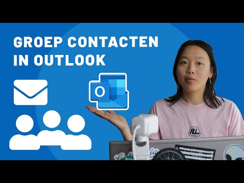 Groep contactpersonen in Outlook maken