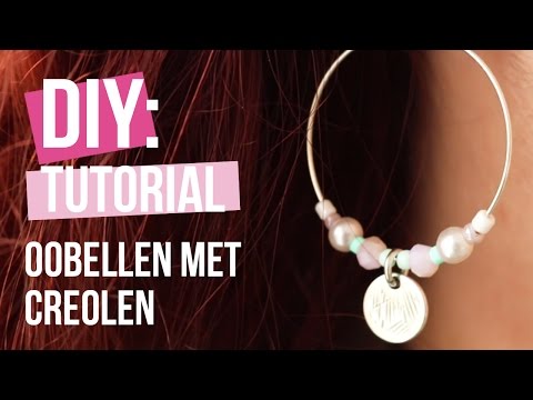 Sieraden maken: Trendy oorbellen met onderdelen van DQ metaal ♡ DIY