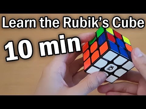 Learn How to Solve a Rubik's Cube in 10 Minutes (Beginner Tutorial)