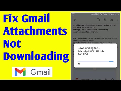 How To Fix Gmail attachments not downloading in the Gmail app?