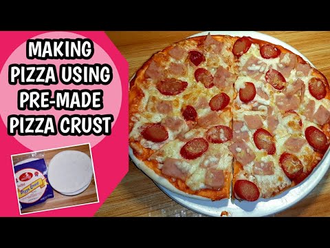 Making Pizza Using Pre-made Pizza Crust