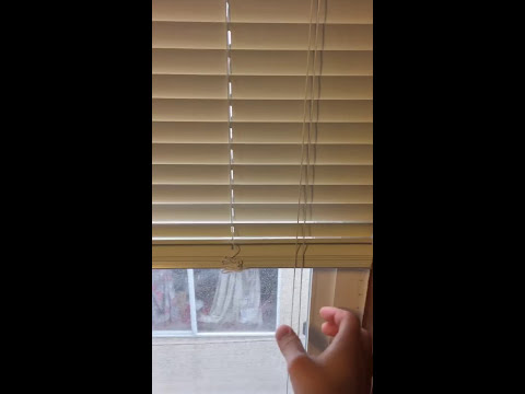 How to drop down blinds