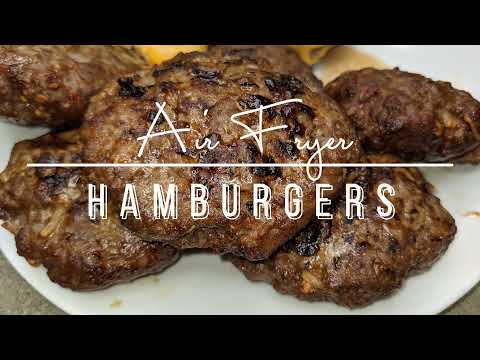 Air Fryer Hamburgers / How to cook hamburgers in the Air Fryer