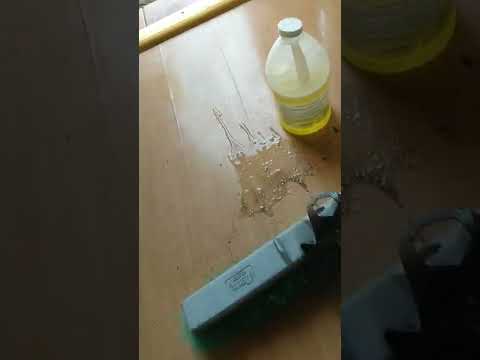 how to remove that build up off laminate flooring!!