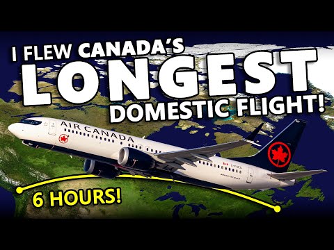 I Flew Canada's LONGEST Domestic Flight