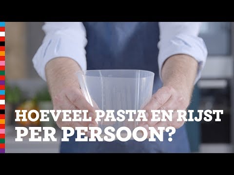 Hoeveel pasta en rijst koken per persoon?