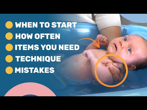 Complete Guide to Bathing a Newborn Baby (Step-By-Step)