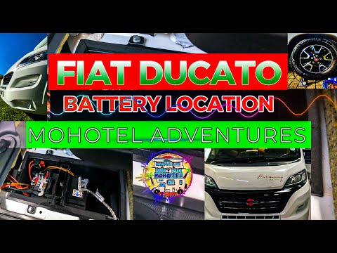 Fiat Ducato Motorhome Camper Van Vehicle Battery Location