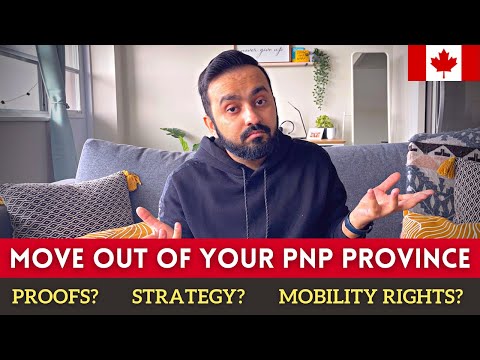 Can you move out of your PNP Province? | Canada PR through PNP Programs