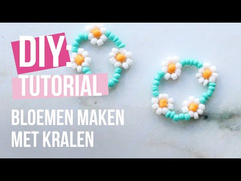 DIY tutorial - Hoe maak je een bloem van kralen ♡ DIY