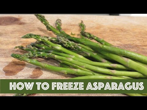 How to Freeze Asparagus -- The Frugal Chef