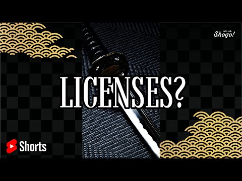 Do You Need a License to Own a KATANA? #Shorts