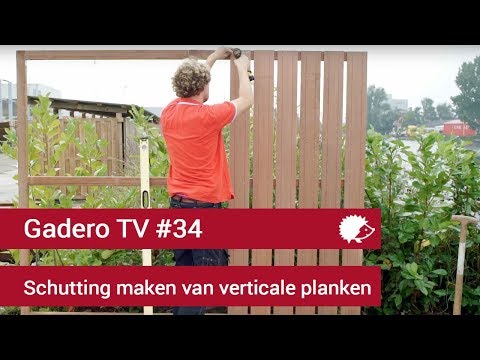 #34 Schutting maken van planken verticaal