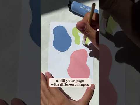 Try this! Creative Warmup Idea 💡 | Crockd Acrylic Paint Set + Paint Pens