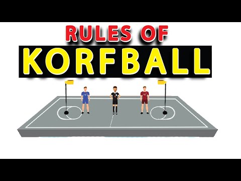 Rules of Korfball : KORFBALL Rules : How To Play KorfBall?