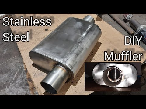 Homemade 3 Inch Exhaust Muffler | Stainless Steel