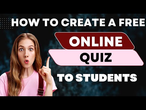 Free Online Quiz Creator website: How to Create and Conduct online quiz to students using Quizz