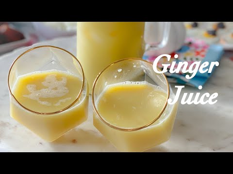 Homemade Ginger Juice